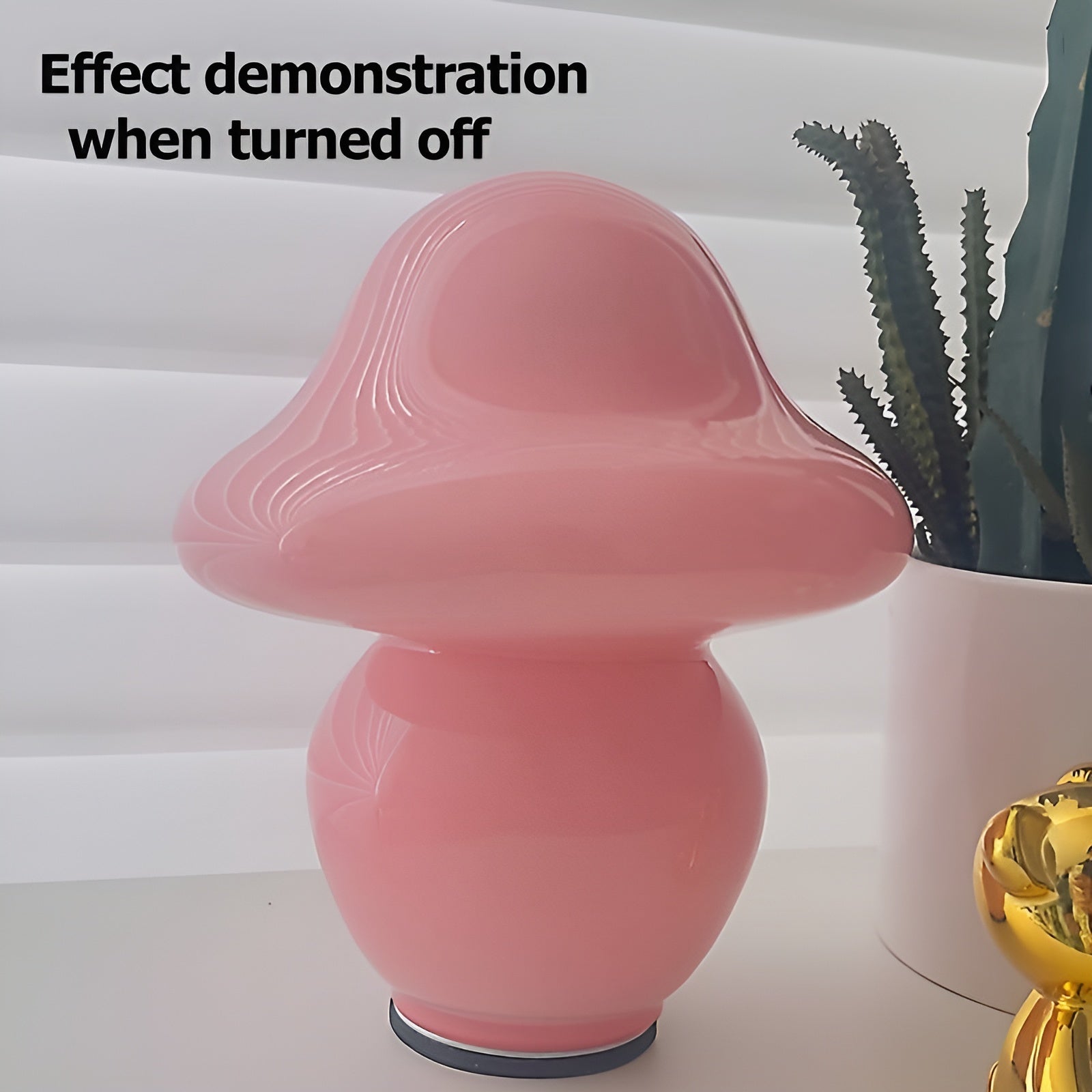 MushroomDream Lamp – Enchanting Glass Lighting with Mushroom Motif
