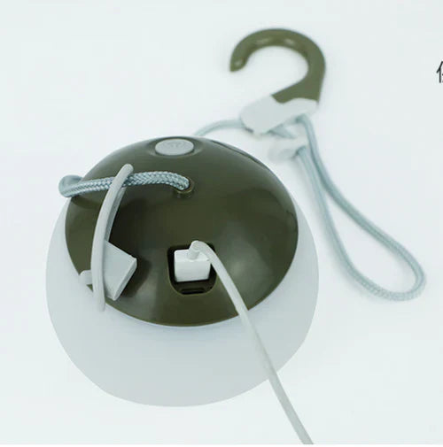 CampGlow - Retro Rechargeable Camping Lamp with USB