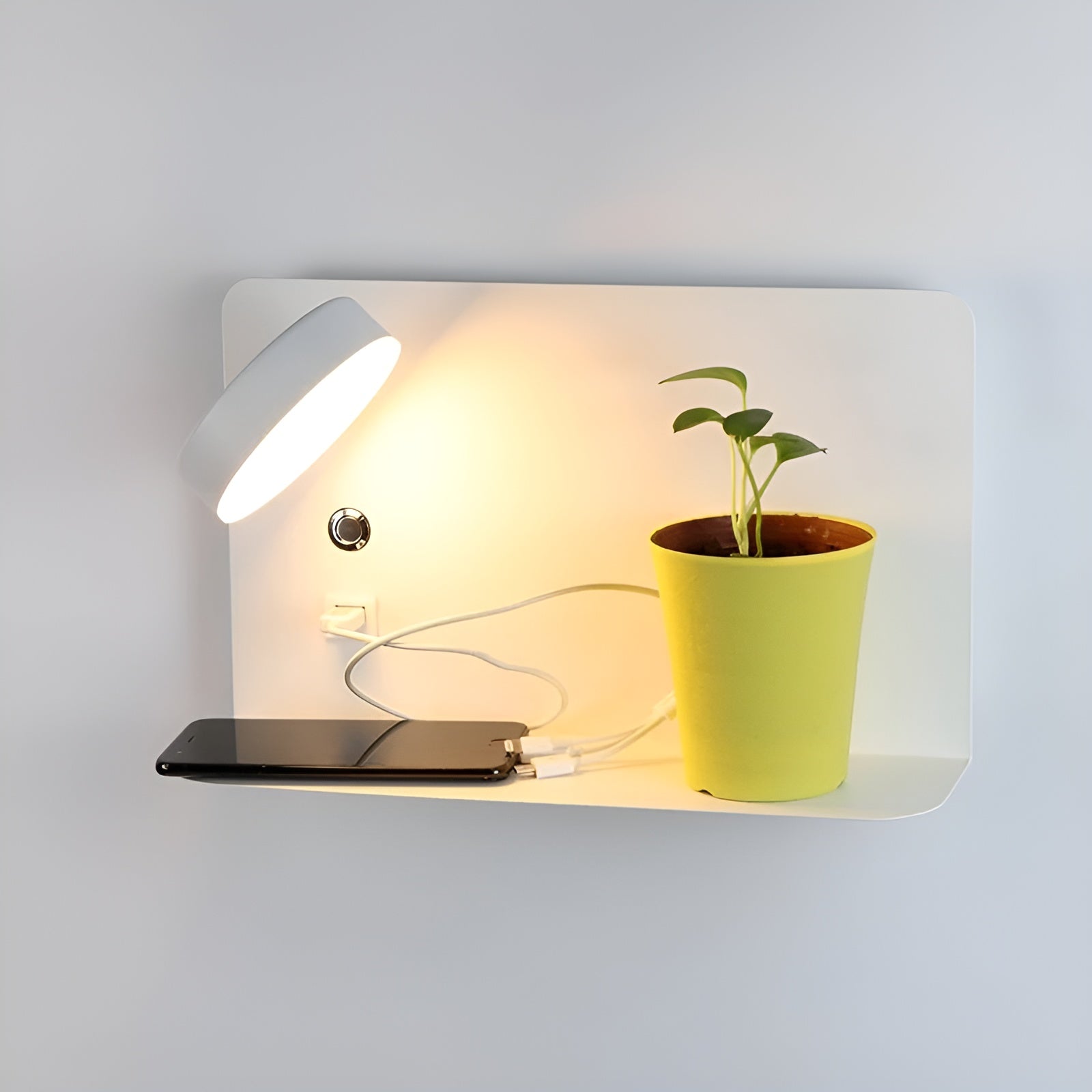 LumiCharge Wall Lamp – Rechargeable Elegance with USB LED Lighting for Luxurious Atmosphere
