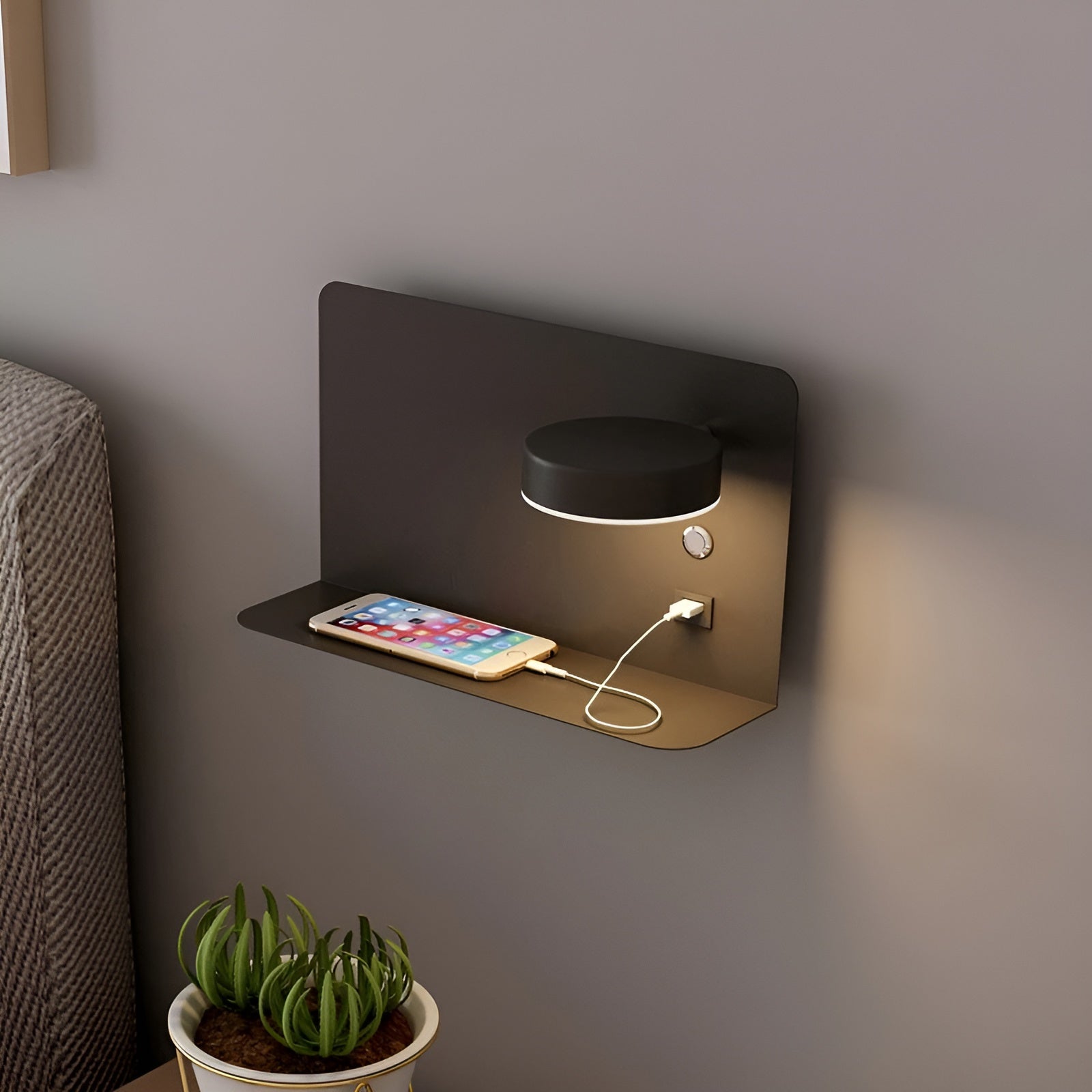 LumiCharge Wall Lamp – Rechargeable Elegance with USB LED Lighting for Luxurious Atmosphere