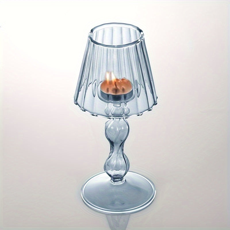 CrystalGlow – Luxurious Glass Table Lamp & Candelabra