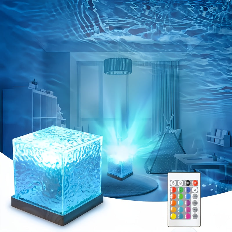 OceanWave - LED Night Light with 16 Colors and Wave Effect