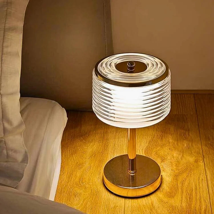 GlowRing Lamp - Modern Ring-Shaped LED Table Lamp