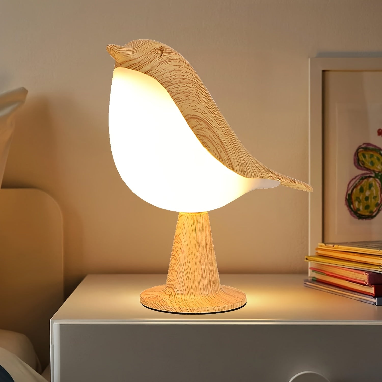 BrightNest - USB LED bird table lamp with touch