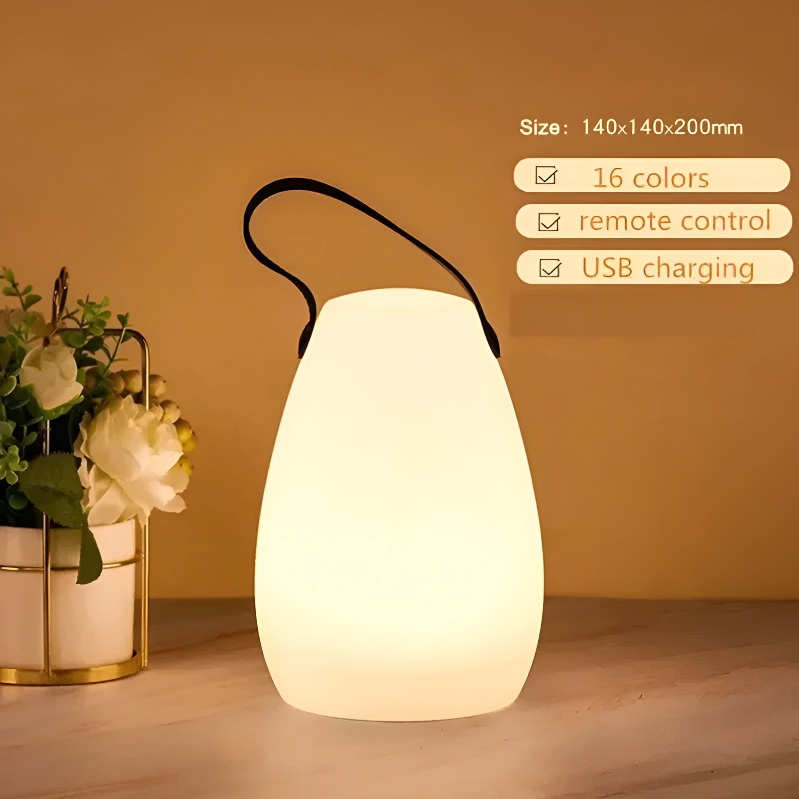 LuminaGlow Luxury LED Lighting – Portable and Waterproof with 16 Colors