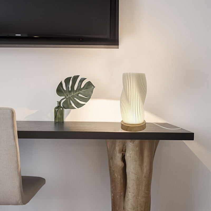 CozyLight – Dimmable LED Night Light with Wood