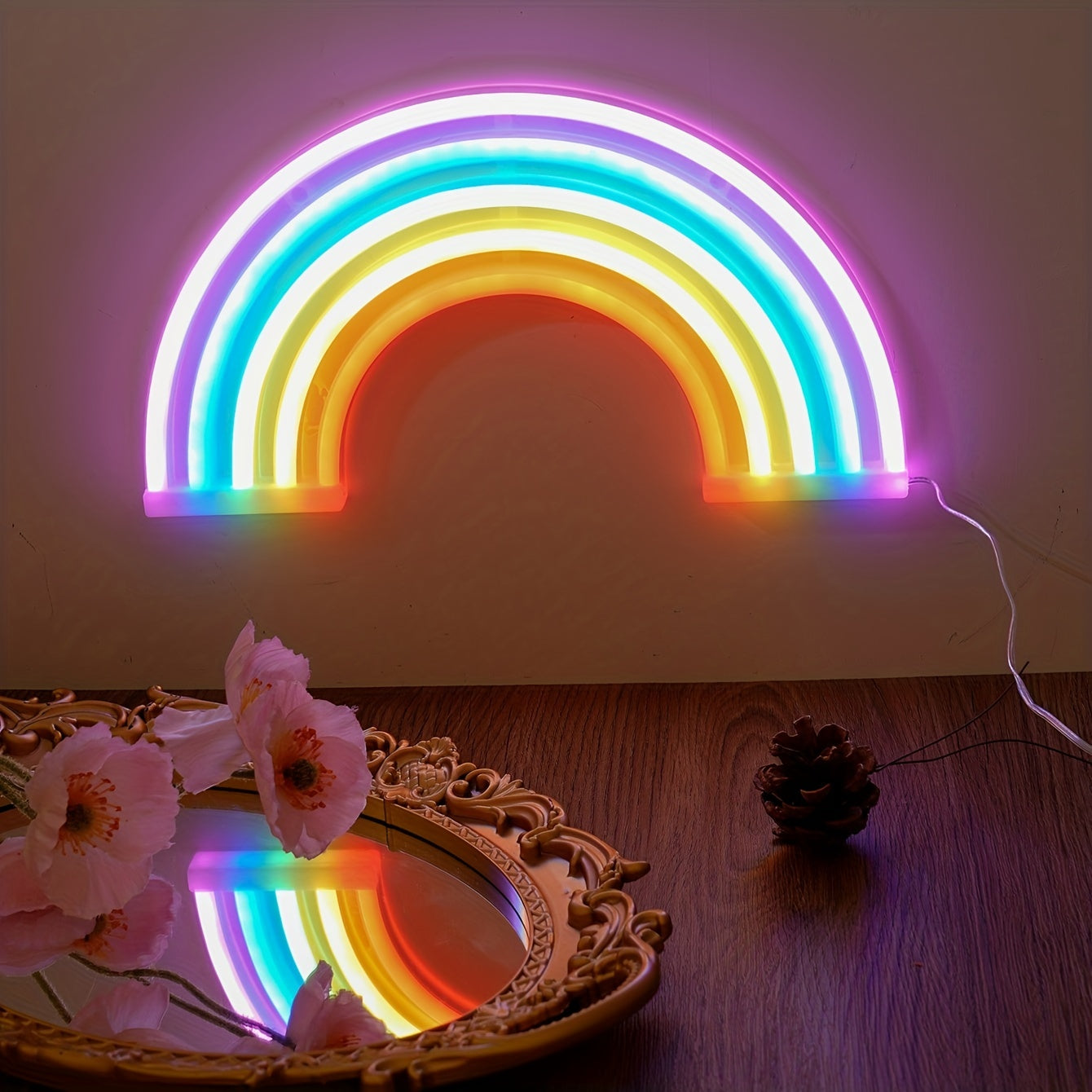 RainbowLight – Colorful Neon LED Lamp with USB/Battery