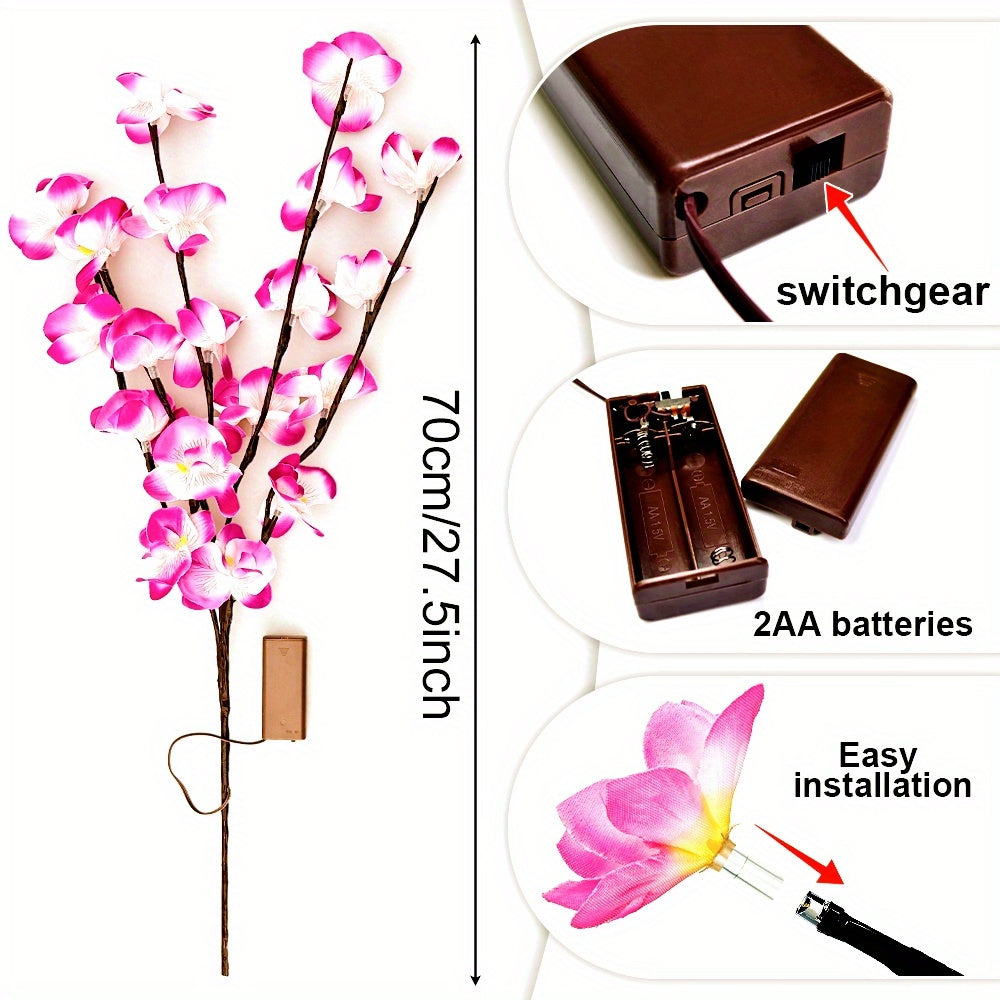 OrchidGlow – Luxury Phalaenopsis Orchid with LED lighting