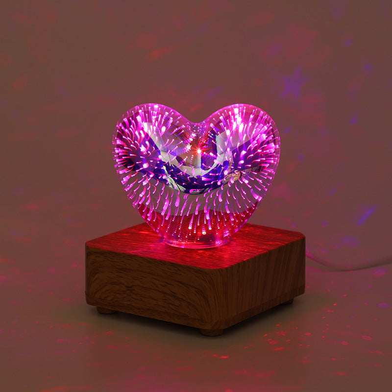 LoveLight Lamp - 3D LED Night Light Heart Rate Surface
