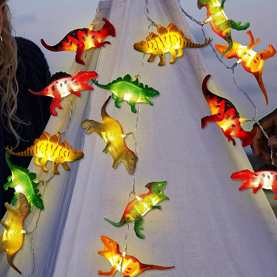 DinoGlow – LED Lighting Garland with Dinosaur Design
