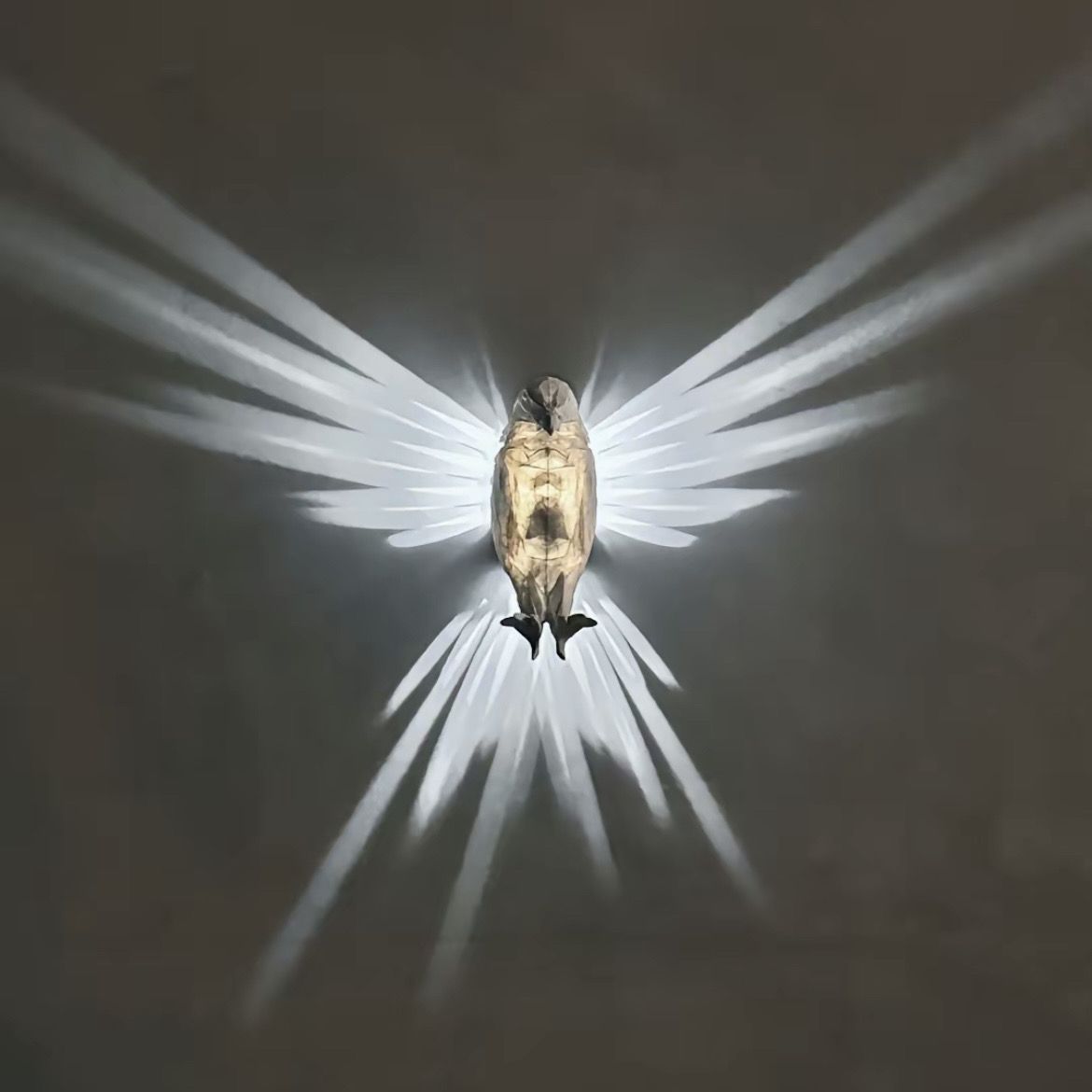 Owl Glow Wall Lamp - Geometric LED Wall Decoration