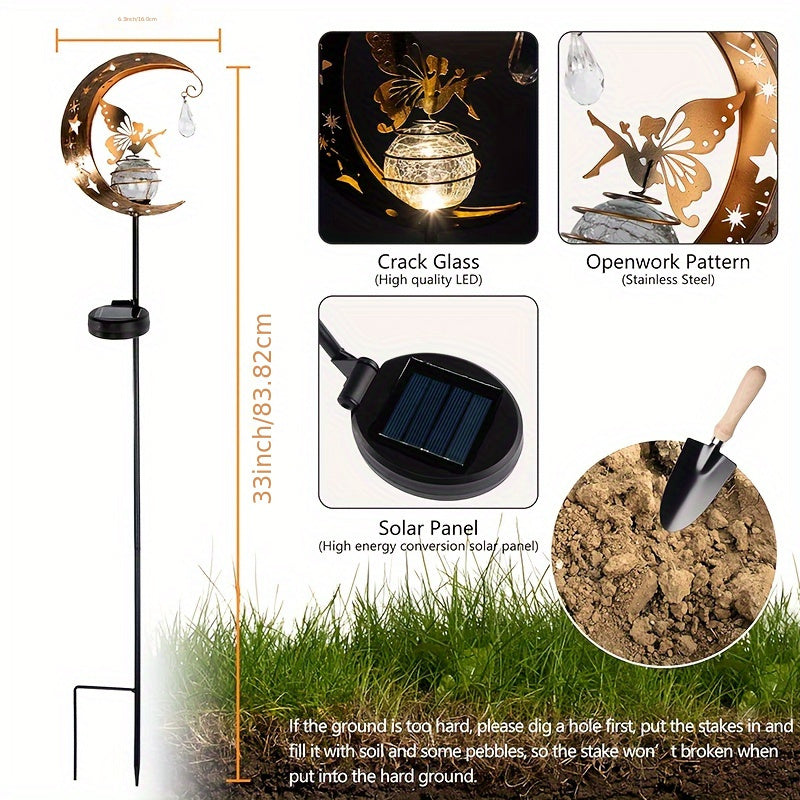 MoonGlow – Magical Garden Lamp with Sun & Moon