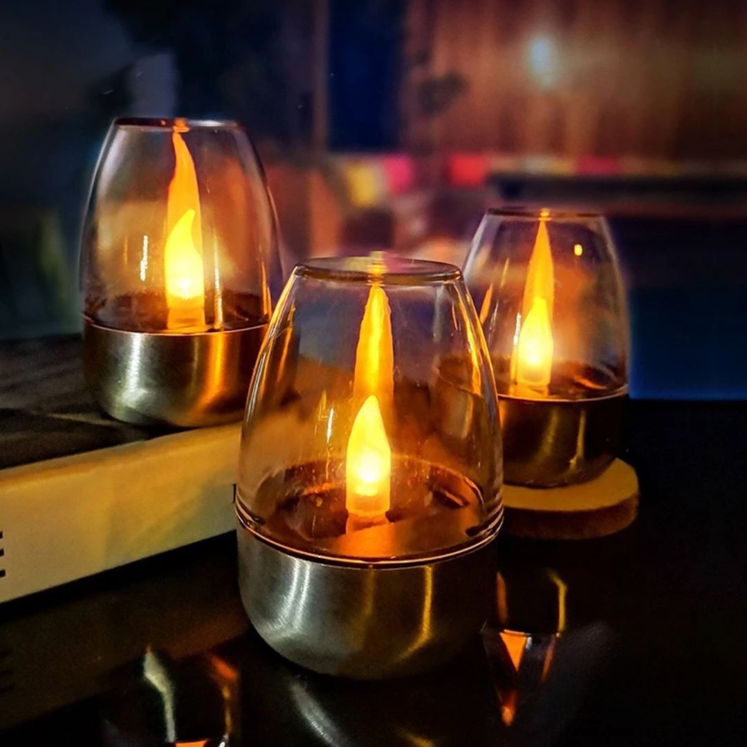 Sun Glow – Elegant Solar Lantern for Garden and Terrace