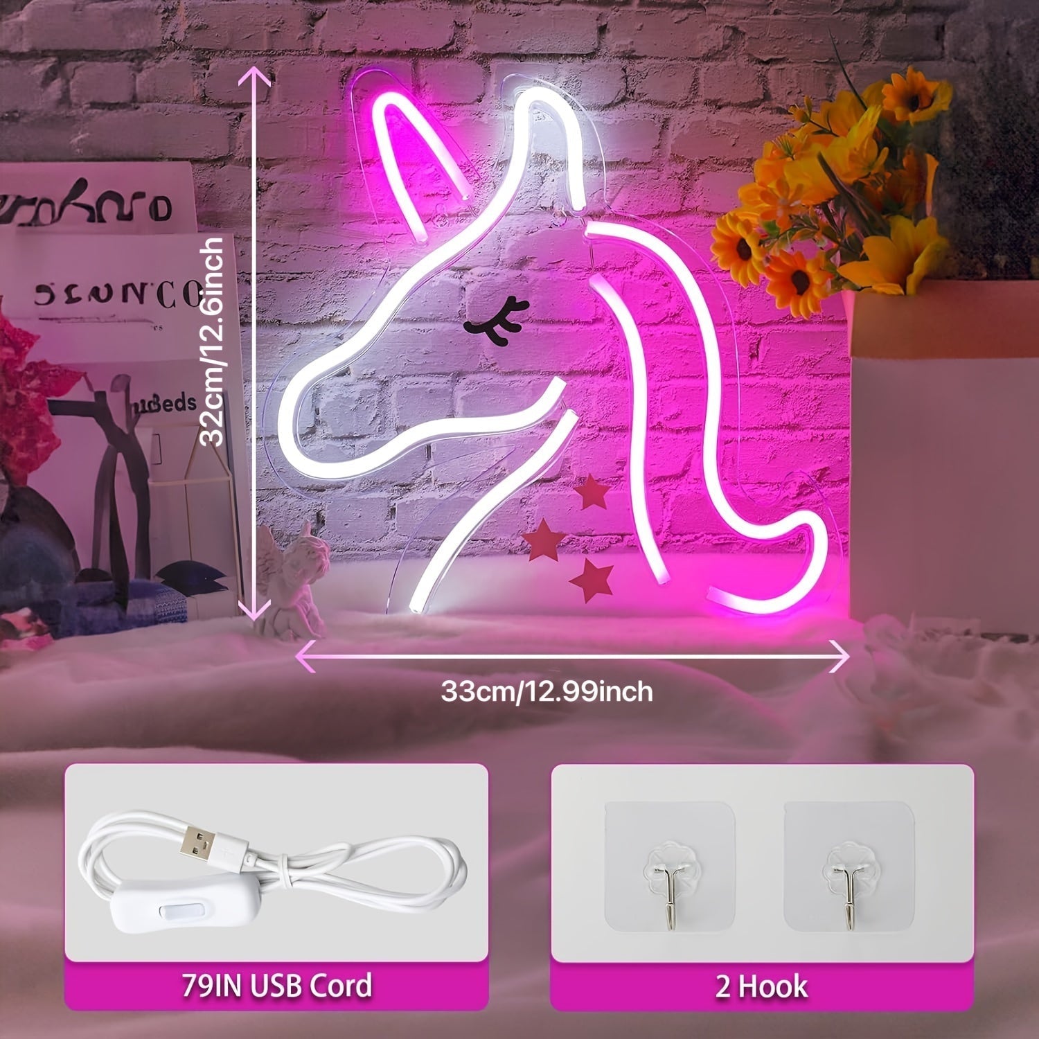 NeonMagic Light – Magical Pink LED Wall Lamp