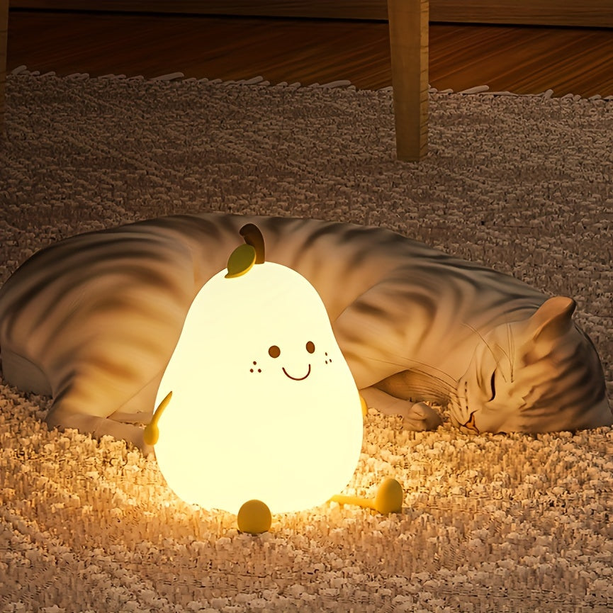 PearGlow Lamp - Dimmable USB Rechargeable LED Lamp