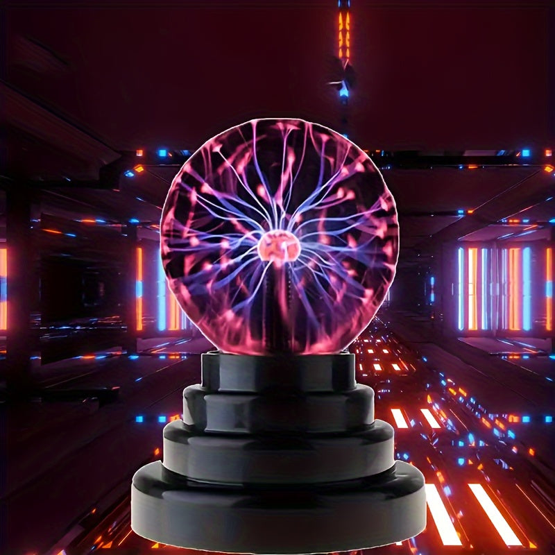 PlasmaGlow - Interactive LED Plasma Ball with USB