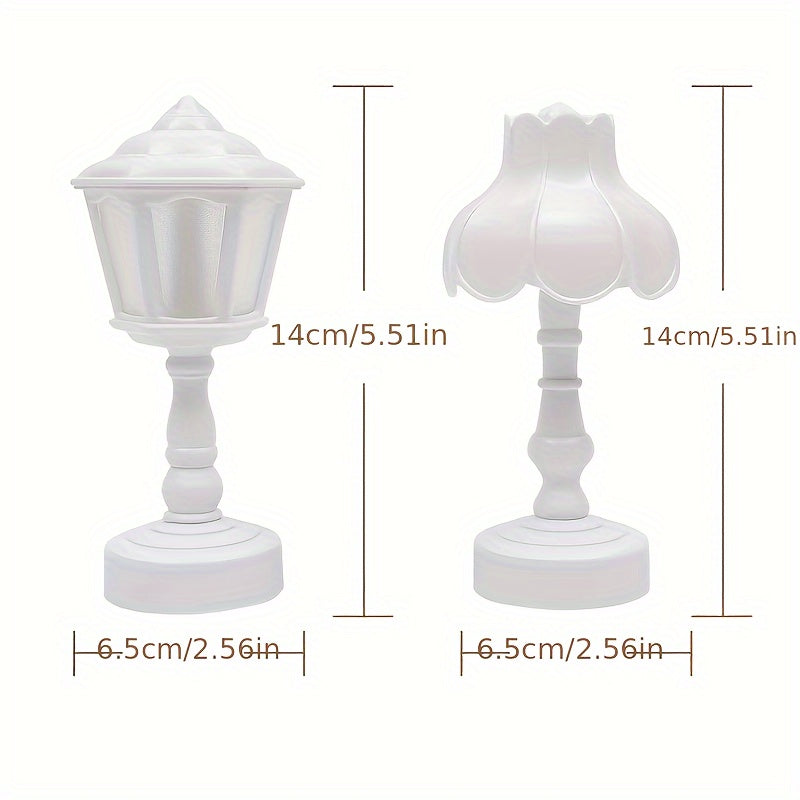 UmbrellaGlow - Vintage Mini Table Lamp with Charm