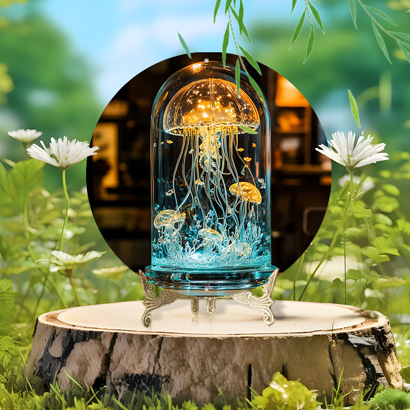 CrystalJelly – Artistic Glass Crab Lamp
