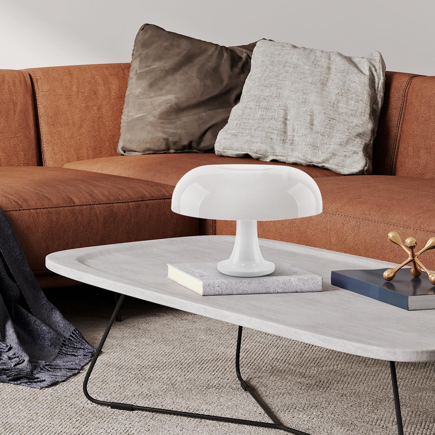 White Shoots – Elegant White LED Mushroom Lamp