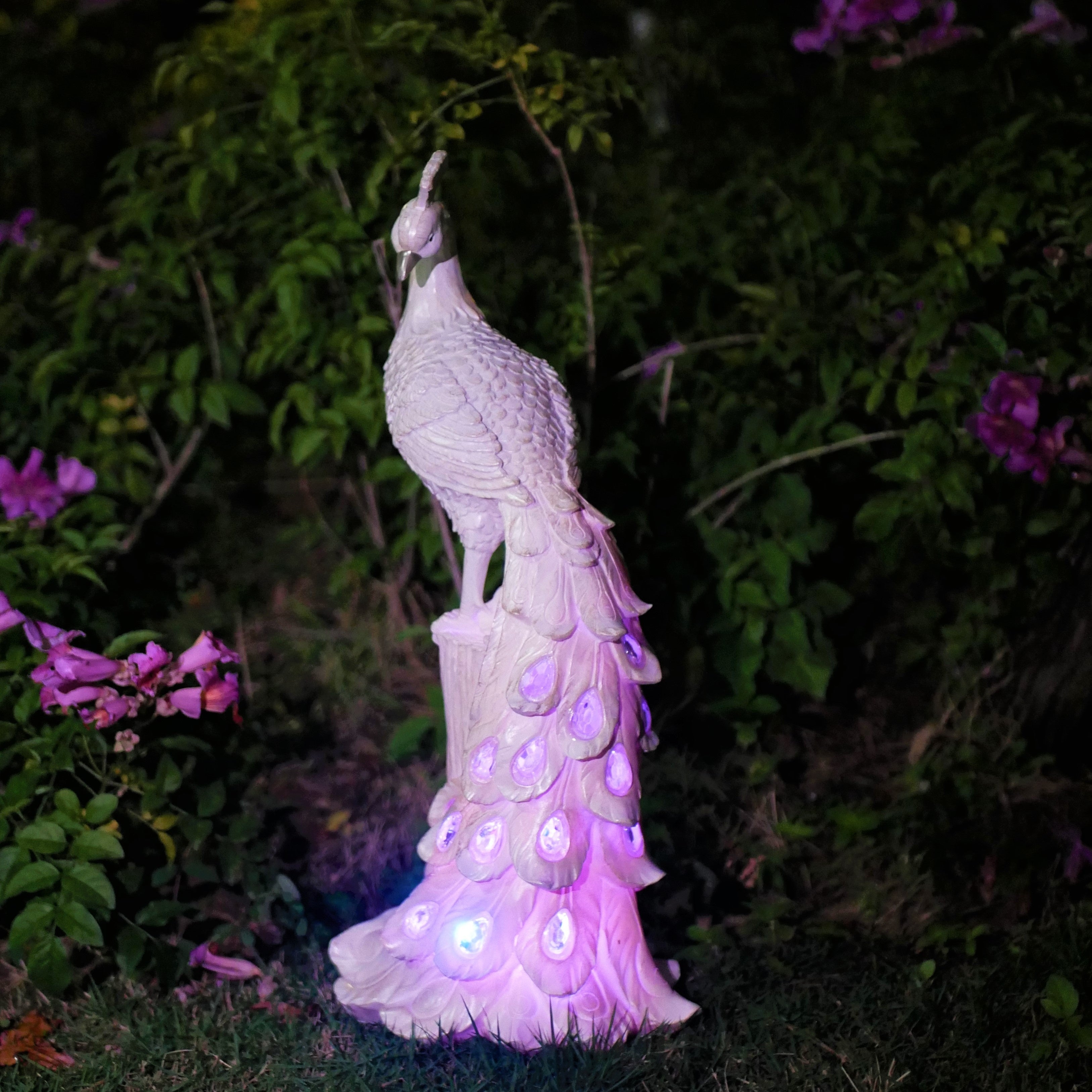 OlarPeacock – Colorful Solar Garden Spike