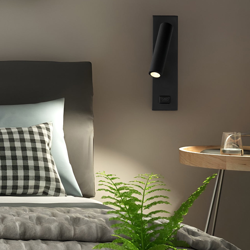 ArtiLight Luxe Wall Lamp with Adjustable LED and USB Charging Port