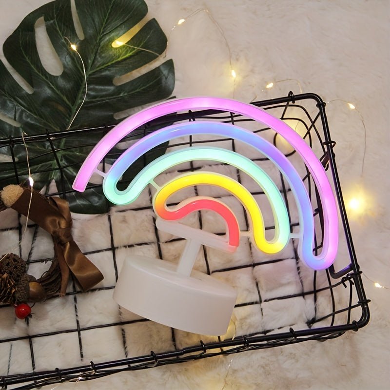 RainbowGlow – Modern Neon Rainbow with Design Foot