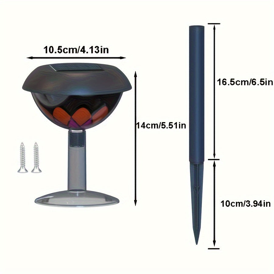 SolarBloom Lamp – Solar Table Lamp with Floral Design