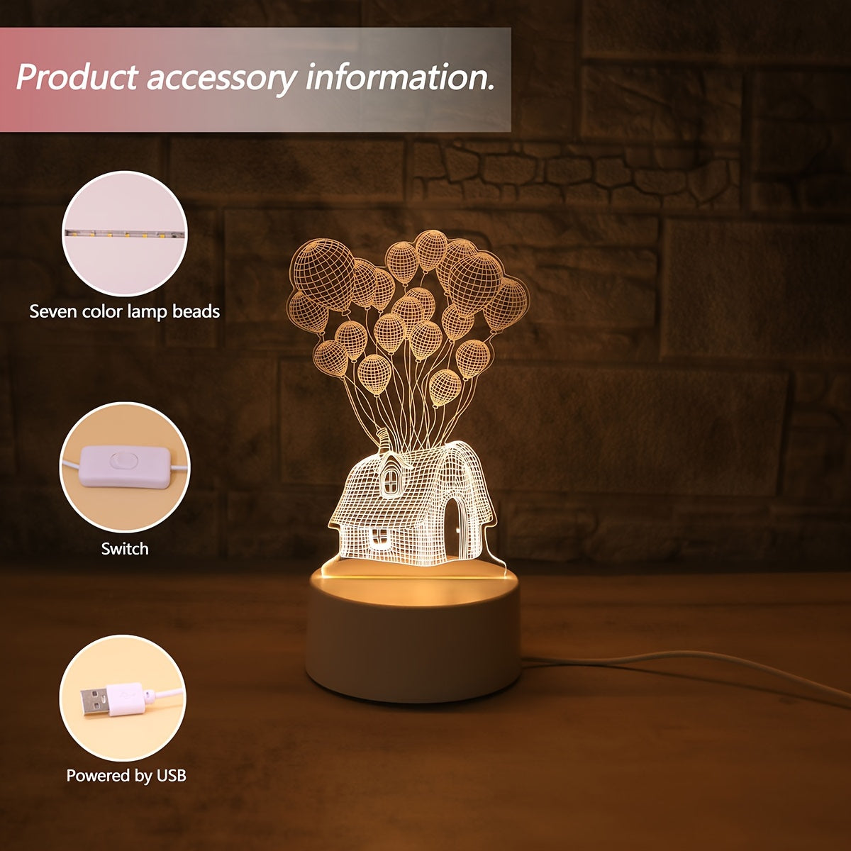 LumiBalloon – Unique 3D LED Balloon USB