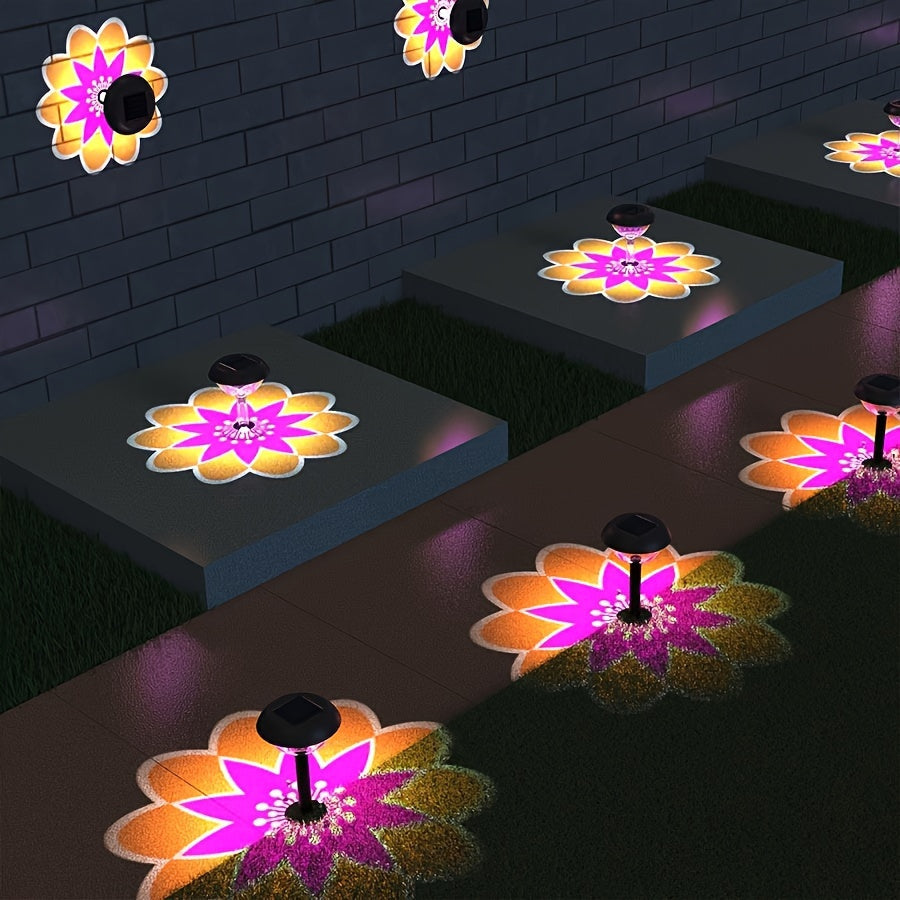 SolarBloom Lamp – Solar Table Lamp with Floral Design