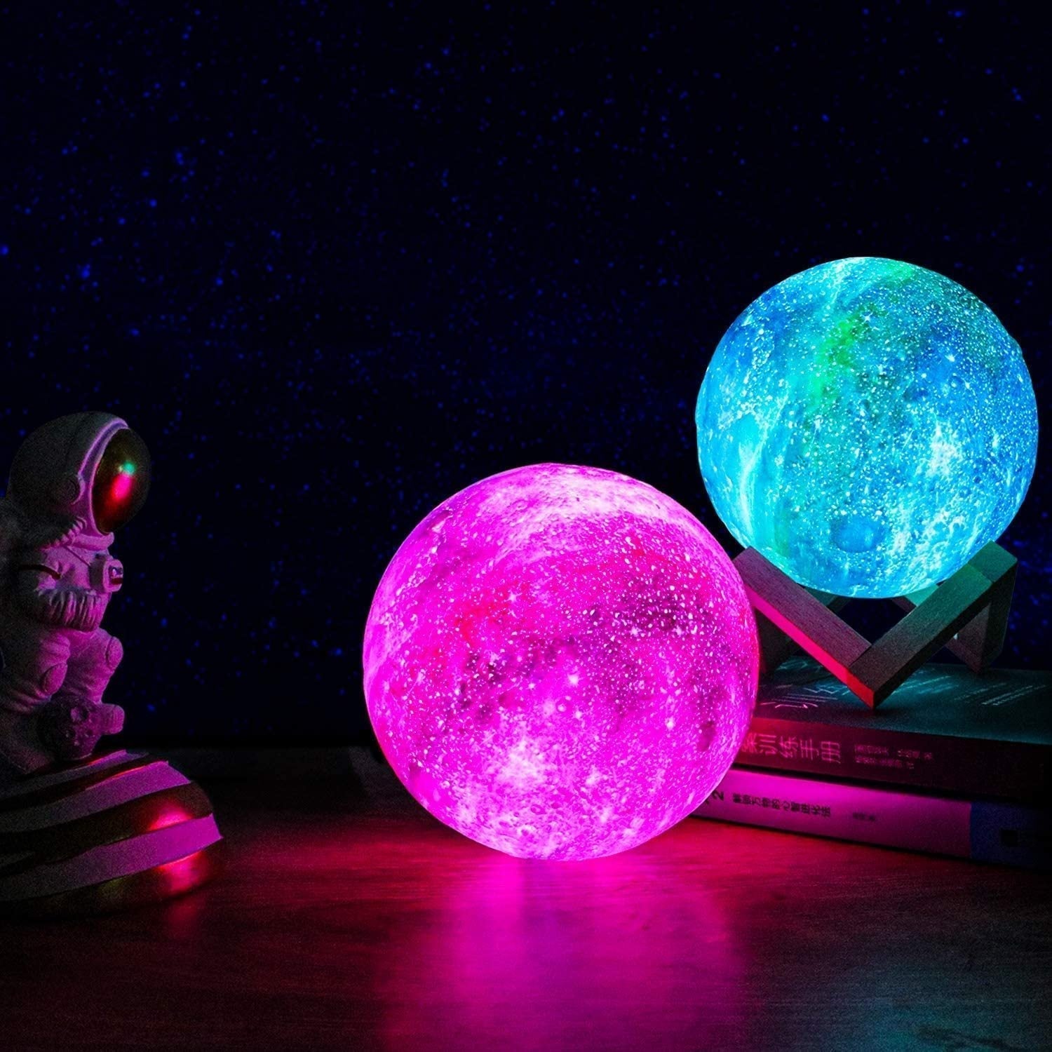 Moonbright Lamp - Dreamy Stars Night Lamp with Rechargeable Touch Control