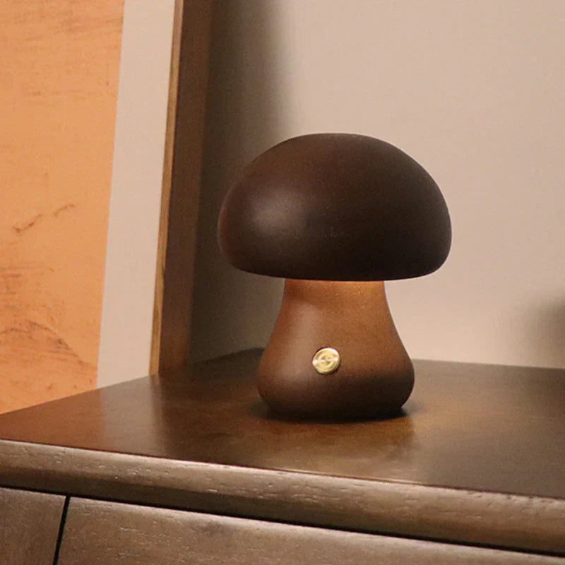 GlowShroom - Atmospheric Wooden LED Night Light