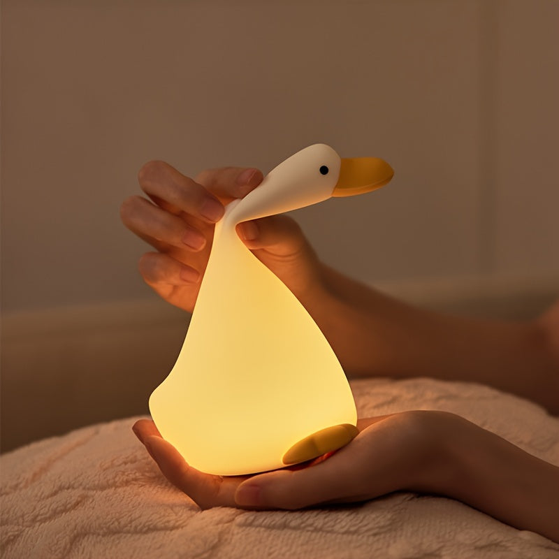 DreamDuck Lamp - silicone night light with rechargeable touch sensor