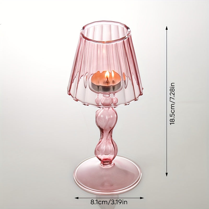 CrystalGlow – Luxurious Glass Table Lamp & Candelabra