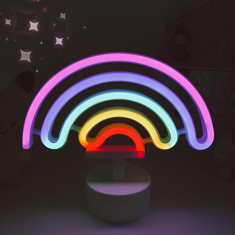 RainbowGlow – Modern Neon Rainbow with Design Foot