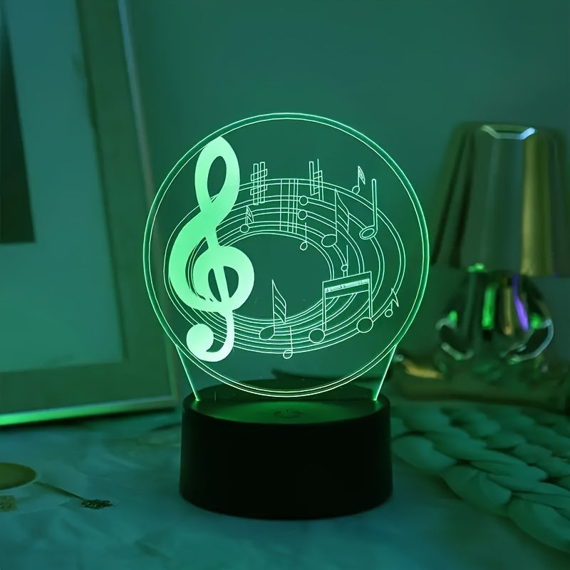 MusicGlow Lamp - Modern Acrylic Table Lamp with USB