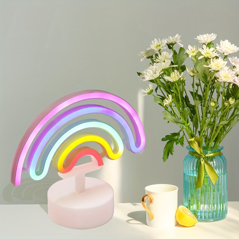 RainbowGlow – Modern Neon Rainbow with Design Foot