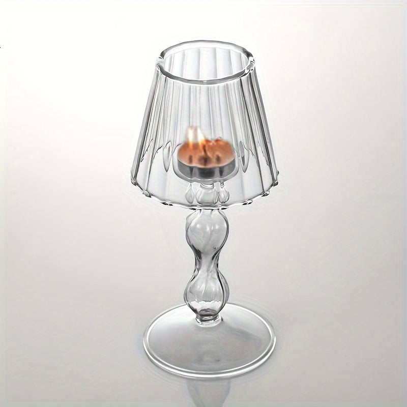 CrystalGlow – Luxurious Glass Table Lamp & Candelabra