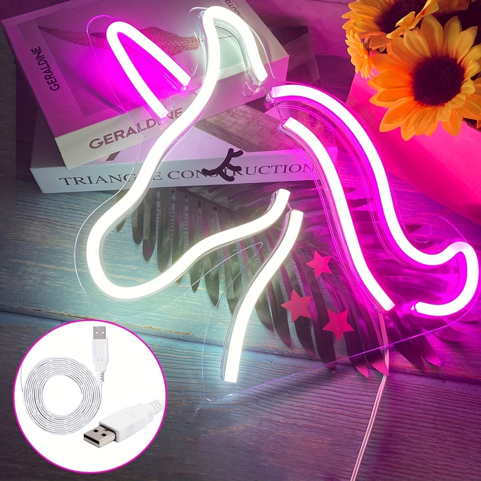 NeonMagic Light – Magical Pink LED Wall Lamp