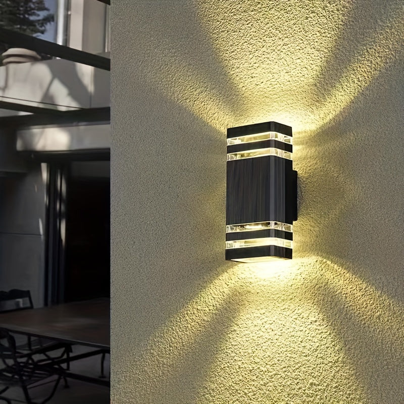 DualWall Lamp – Modern Double Cup Outdoor Wall Lamp