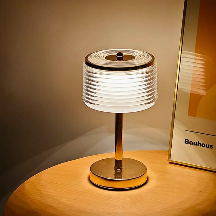 GlowRing Lamp - Modern Ring-Shaped LED Table Lamp