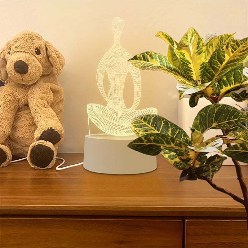 ZenLight - Modern 3D Yogalamp