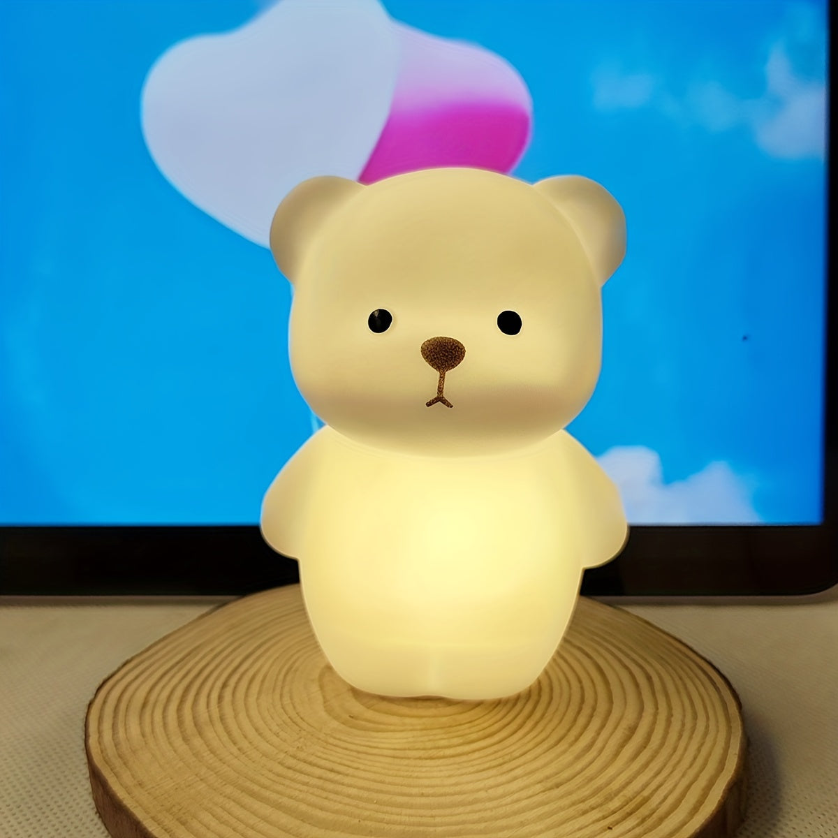 RusticBear - Bear Night Light with LED Lighting
