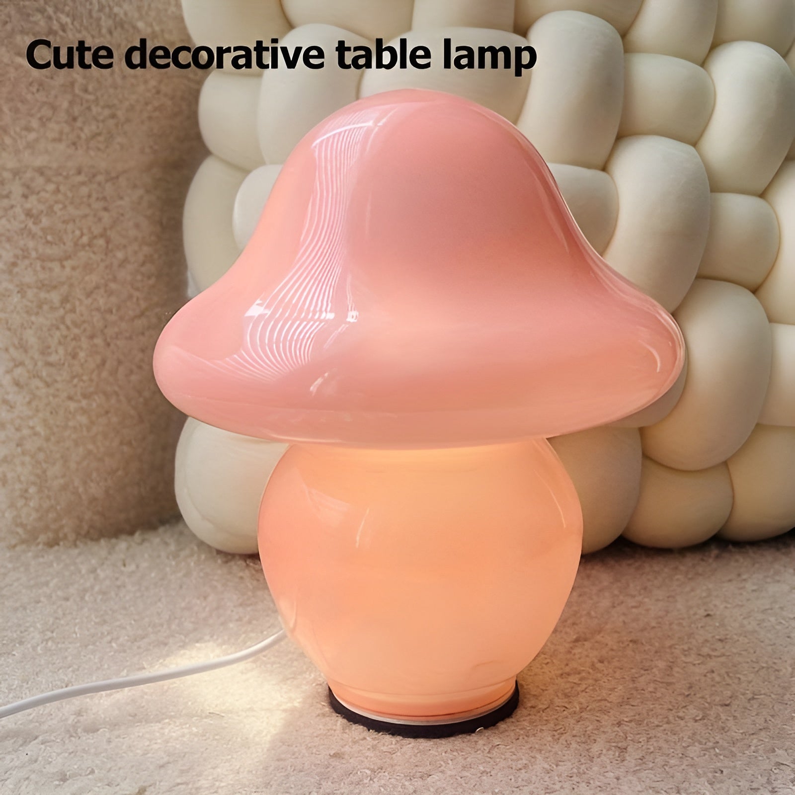 MushroomDream Lamp – Enchanting Glass Lighting with Mushroom Motif