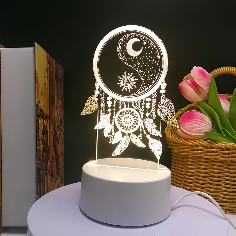 Dream Catcher Glow – 3D LED-Night Light with USB