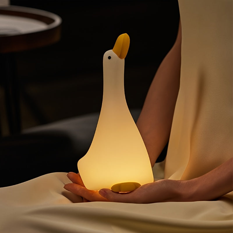 DreamDuck Lamp - silicone night light with rechargeable touch sensor