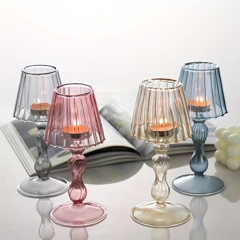 CrystalGlow – Luxurious Glass Table Lamp & Candelabra