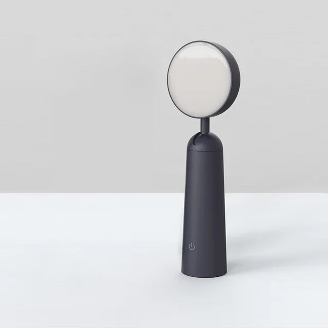 Modern Black Table Lamp with Golden Accents – Luxurious LED Lighting