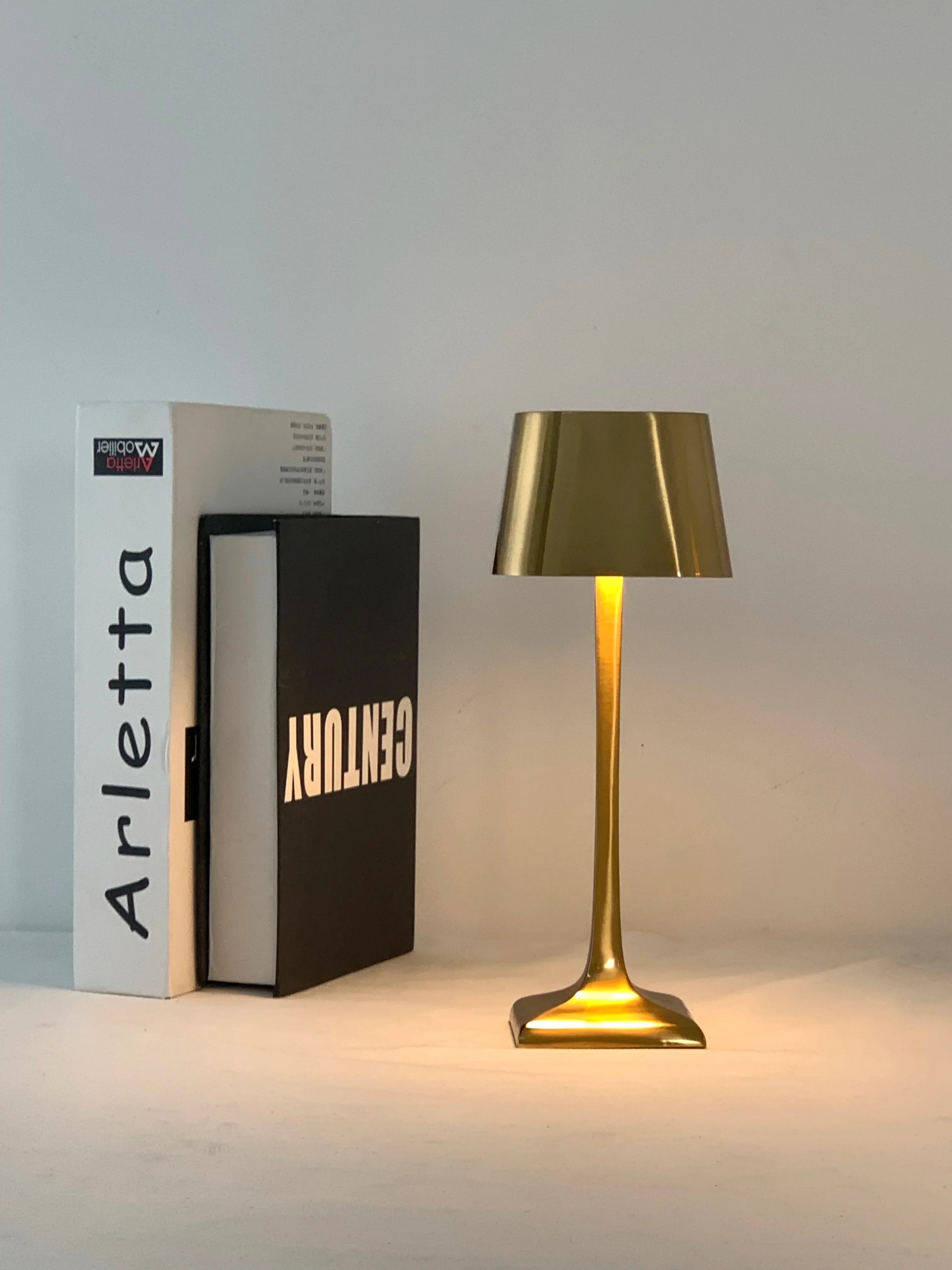 Angelic Light - Wireless Rechargeable LED USB Square Table Lamp