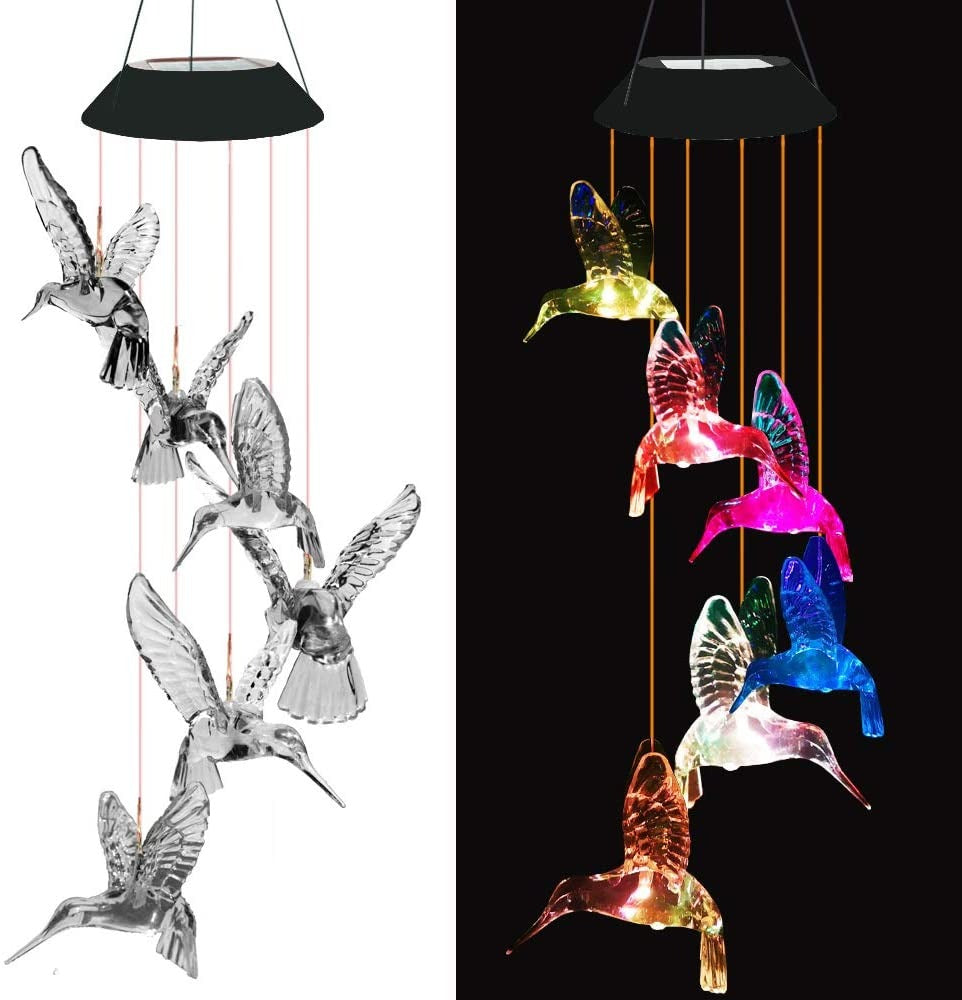 Enchanted Glow - Solar LED Garden Lighting Hummingbird