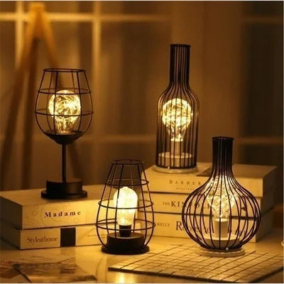 Retro Minimalist Hollow Lamps - for a Timeless Atmosphere